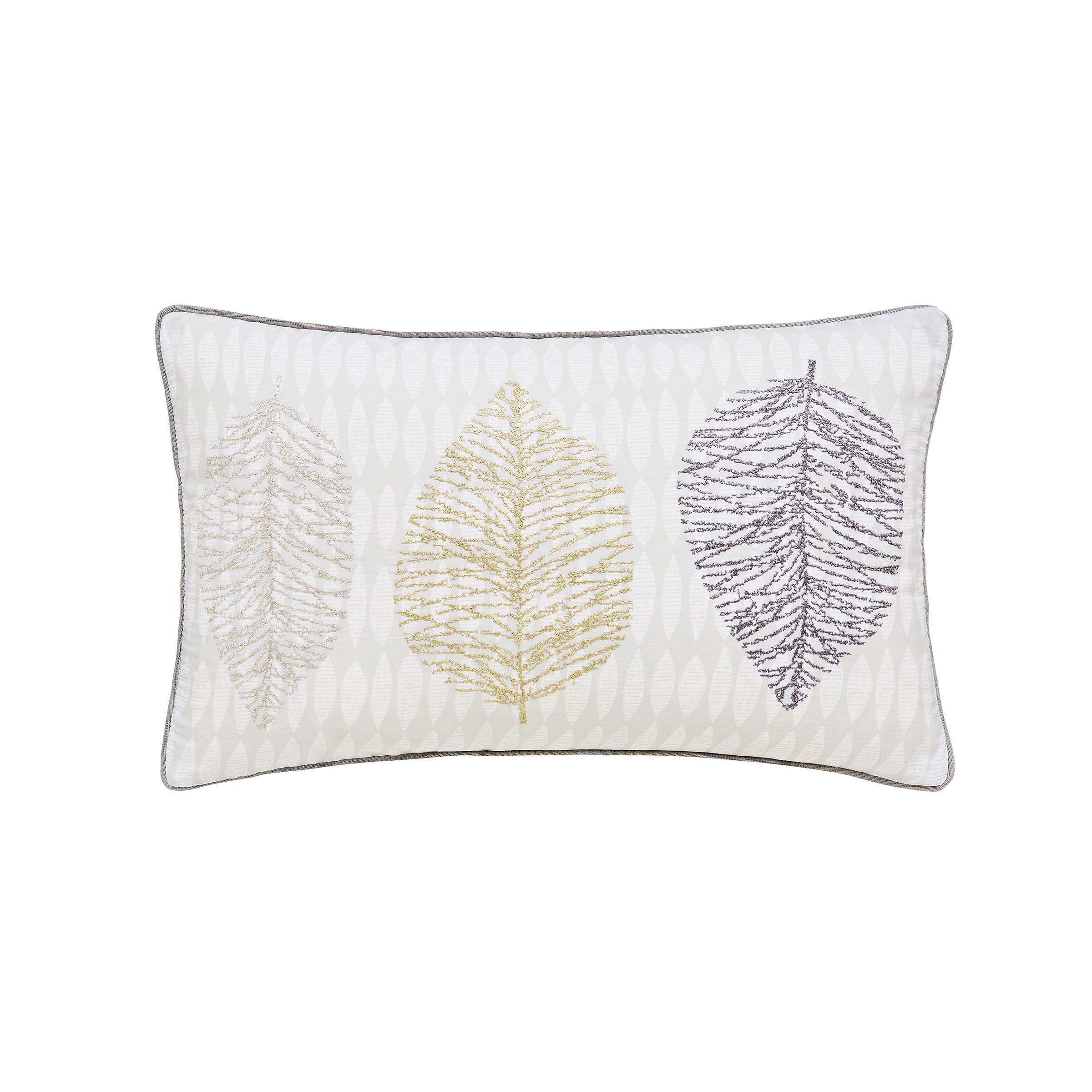 Unna Leaf Cushion By Helena Springfield In Chartreuse